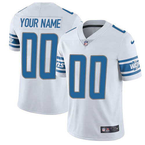 Men's Detroit Lions ACTIVE PLAYER Custom White NFL Vapor Untouchable Limited Stitched Jersey